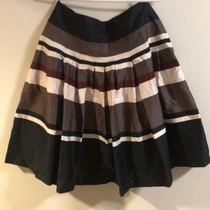 Striped Pleated H&M Skirt